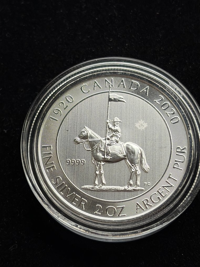 Καναδάς. 10 Dollars 2020, 2 Oz, 100th Anniversary of Mounty - Mounted Police (χωρίς τιμή ασφαλείας) #2.1