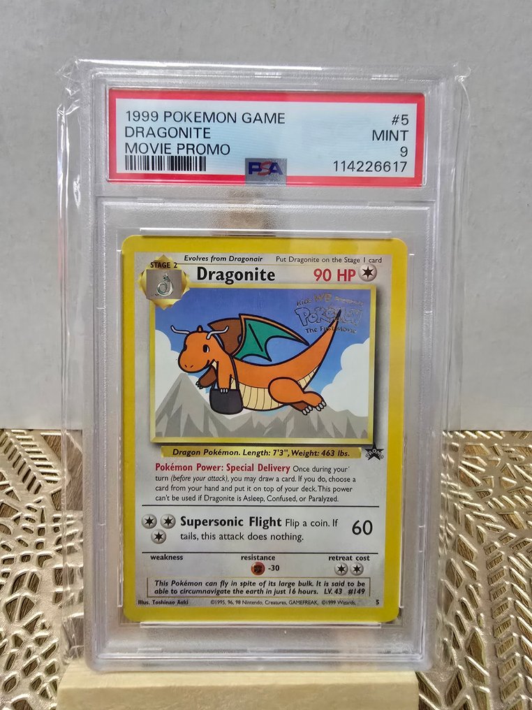 Pokémon - 1 Graded card - Dragonite #5 Προωθητική κάρτα - PSA 9 - Various sets #1.0