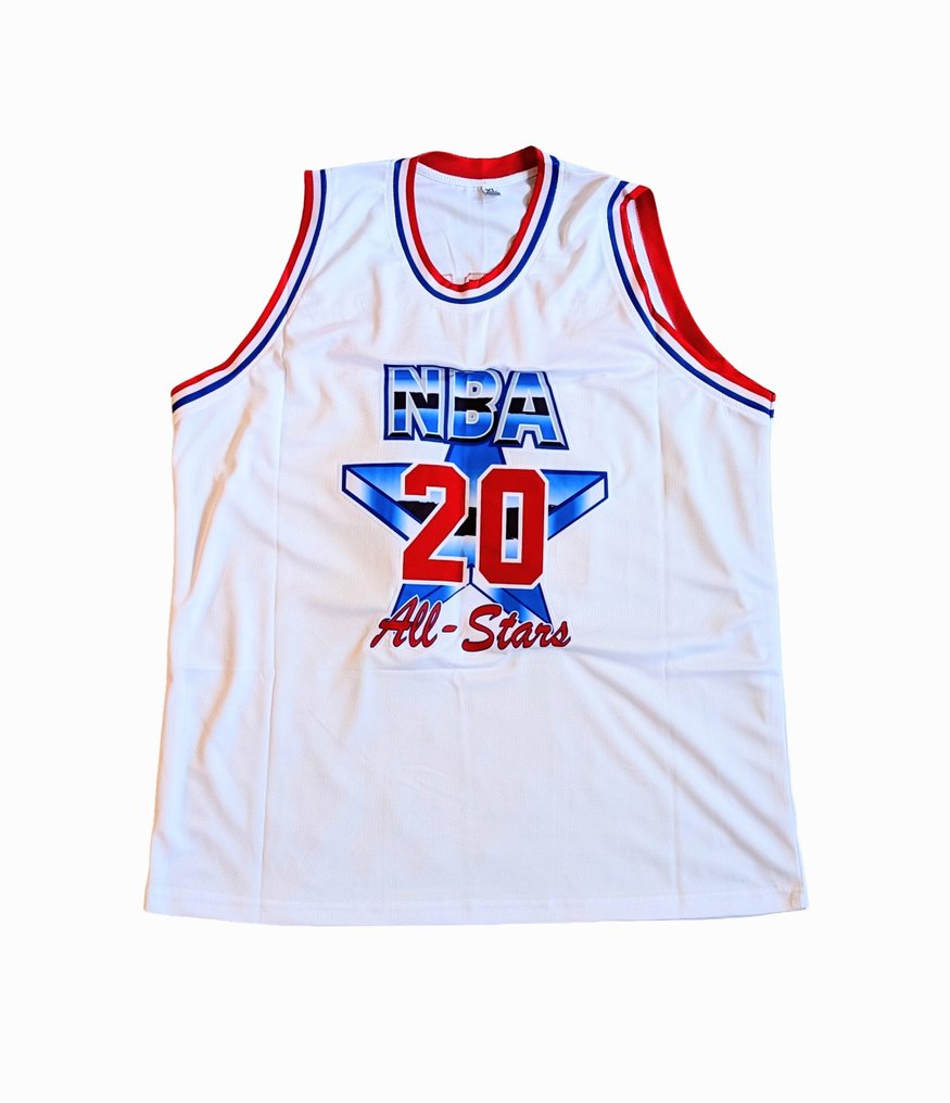 NBA - Alvin Robertson - Ondertekende aangepaste basketbaljersey + inscriptie '84 All-American' - Handtekening geverifieerd  #1.0