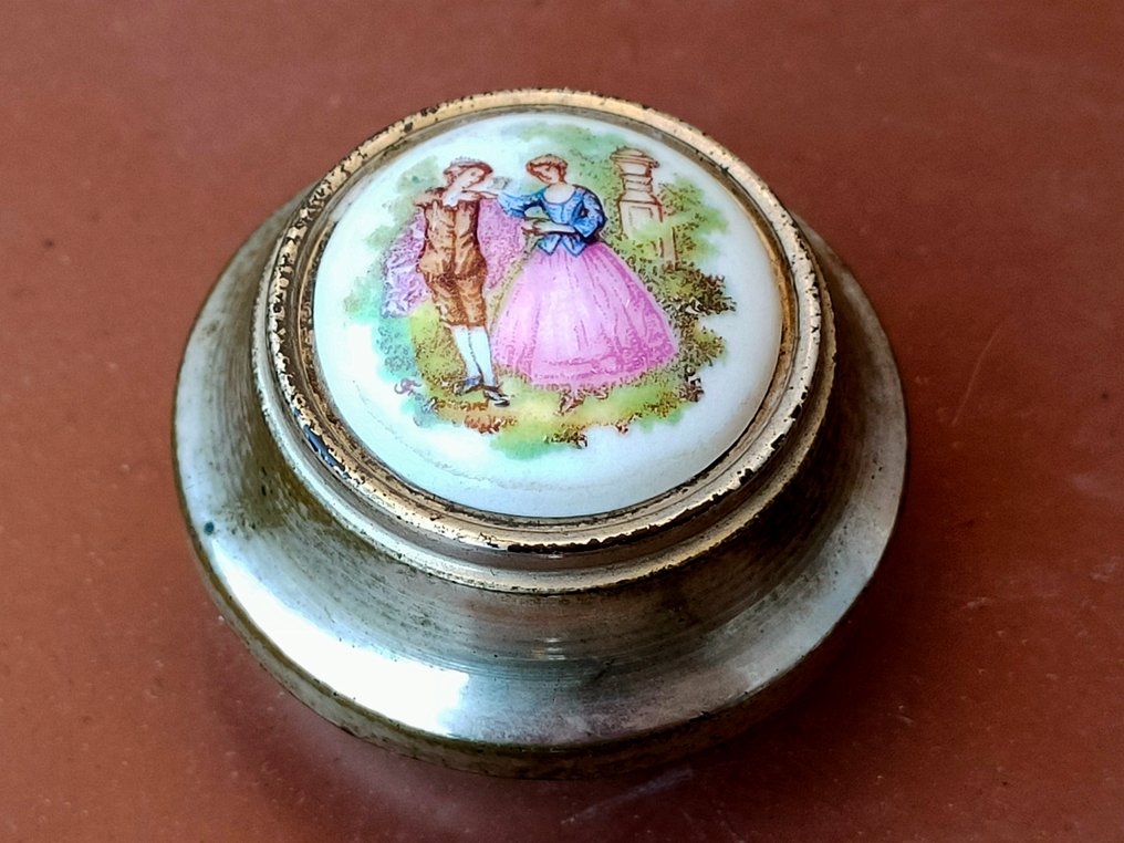 Caixa de comprimidos - .800 prata #1.0