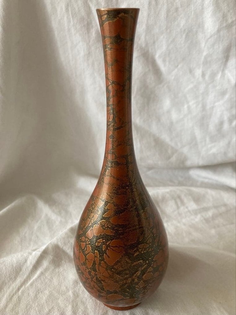 花瓶 - 陶瓷 - 日本 - 长而窄颈的花瓶 (没有保留价) #3.2