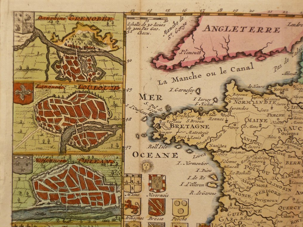 歐洲 - 法国 / 布列塔尼 / 普罗旺斯; J. Ratelband - La France Moderne - 1701-1720 #2.1