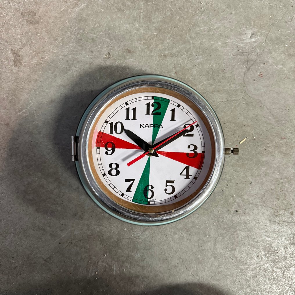 船钟 - Kappa -   钢, 玻璃 - 1980-1990 - Vintage Maritiem #1.0
