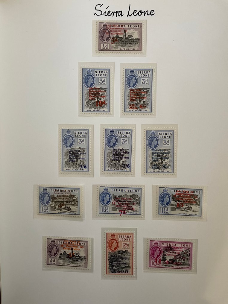Sierra Leone 1963/1965 - Obszerna zbiór / MNH #1.0