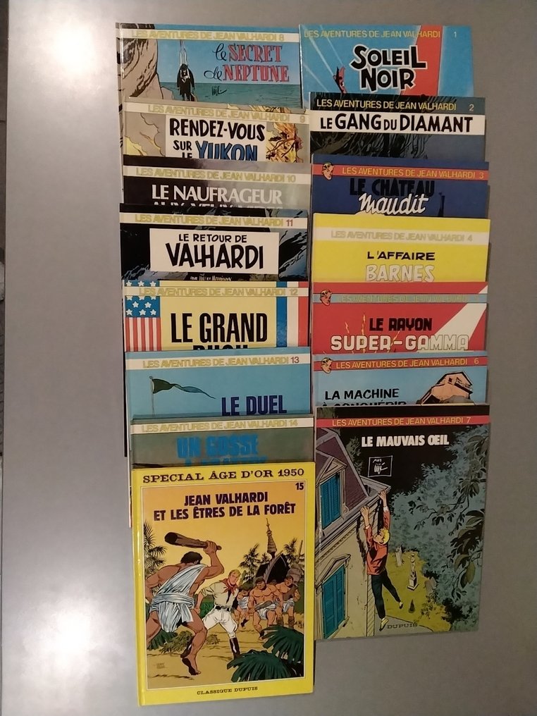 Valhardi - 15x C - 15 Album - Réédition - 1980/1987 #1.0