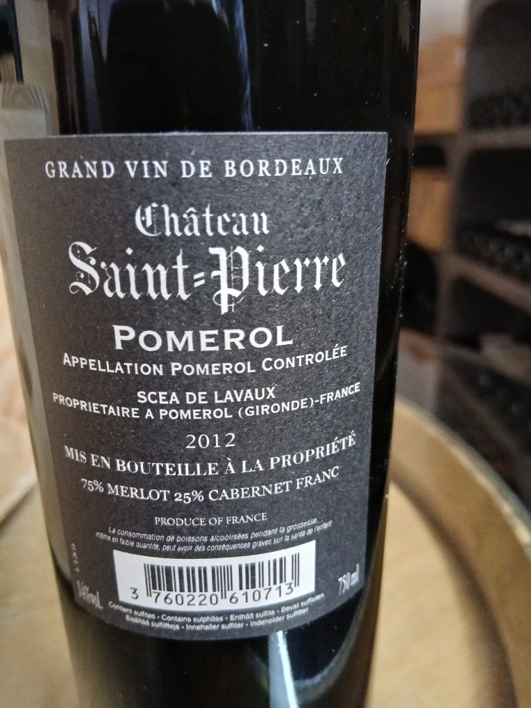 2012 Chateau Saint Pierre - Πομερόλ DOCG - 10 Bottles (0.75L) #4.3