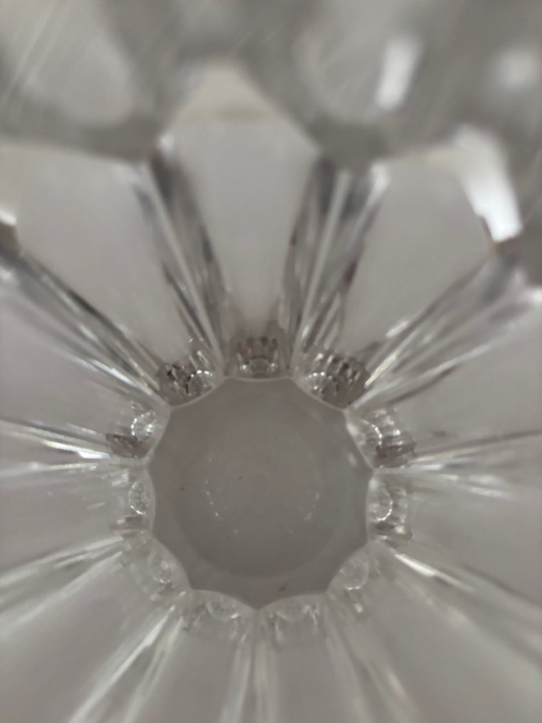 Glasfabriek Leerdam - A.D. Copier - 花瓶 -  小瓶子  - 水晶 - 八角形的水晶花瓶 #4.3