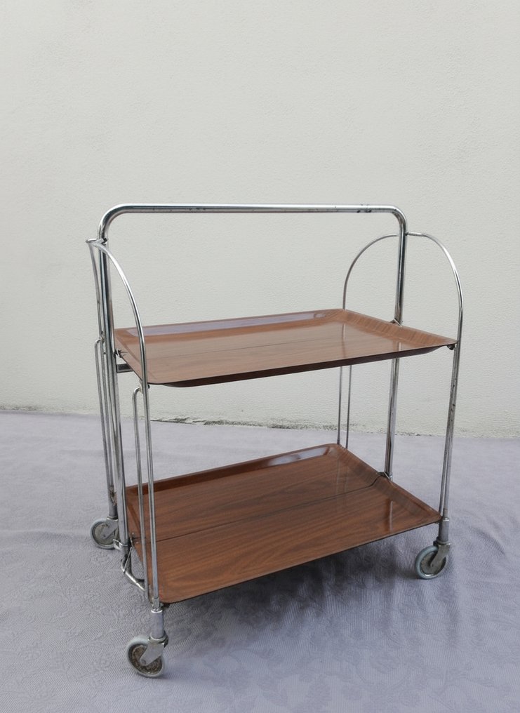 Bremshey & Co. - Cărucior pentru servit - Dinett - Crom #1.0