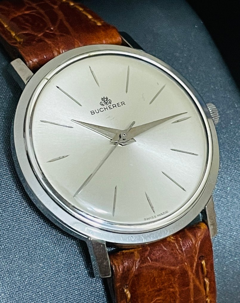 Bucherer - Automatic Slım Dress Watch 1970-1979 Men No Reserve #3.2