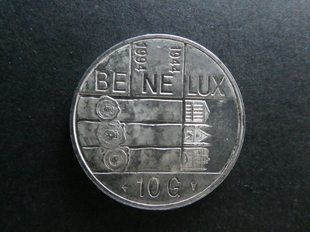 荷蘭. 10 Gulden Beatrix 1994/1999 Complete serie (5 st)  (沒有保留價) #4.3