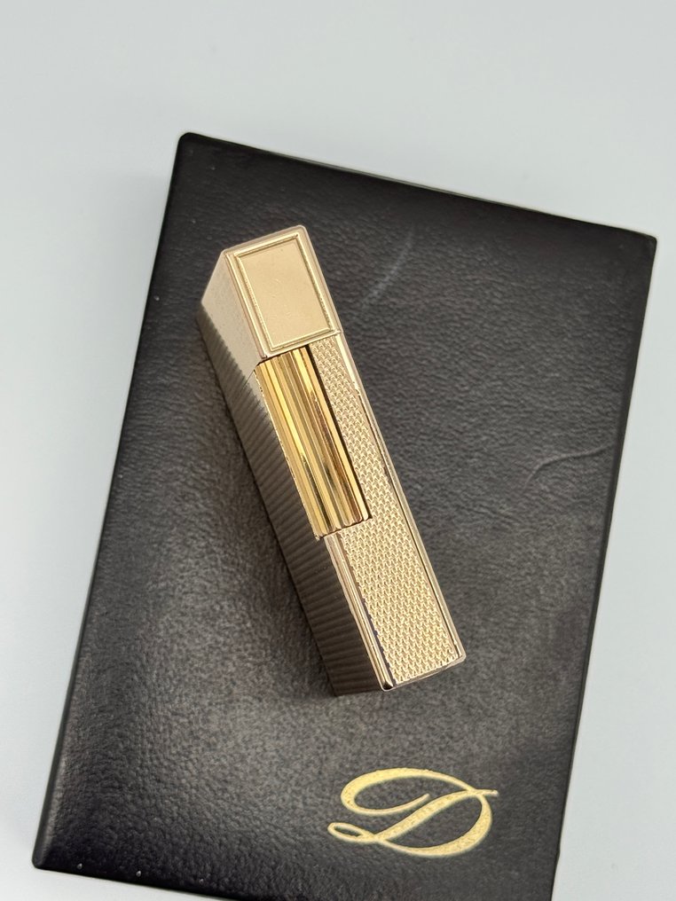S.T. Dupont - L2 Small Gold Plated *with Box* - Mechero - Chapado en oro #1.0