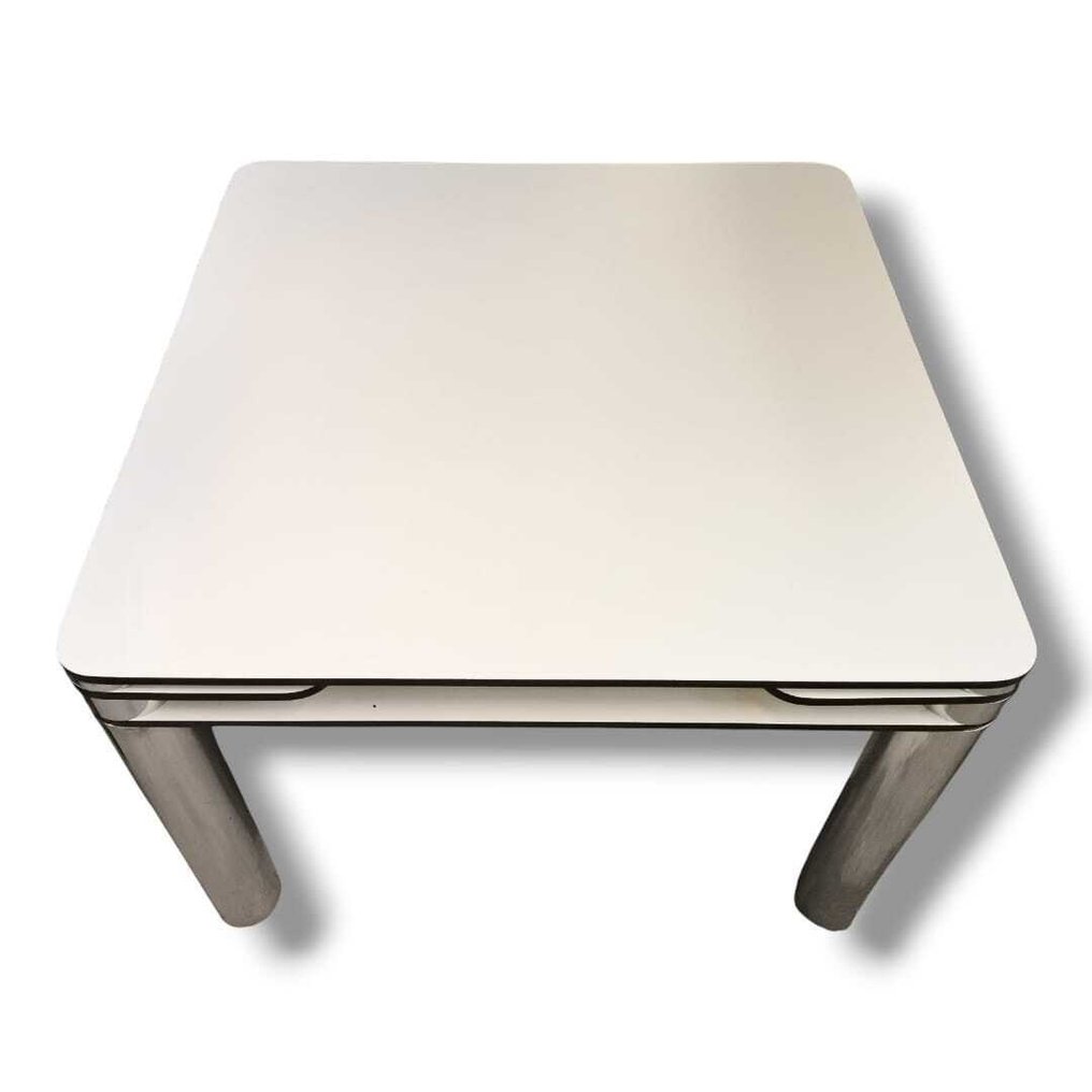 Zanotta - Joe Colombo - Τραπέζι παιχνιδιών - Χάλυβας, Ξύλο #3.2