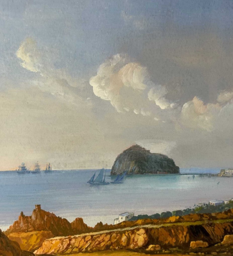 Italian school (XX) - Veduta di Ischia - NO RESERVE #2.1