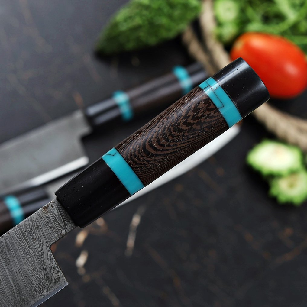 厨刀 - Chef's knife -  Japanese Style-PT-64 - 钢 - 葡萄牙 - 日本钢刀套装 #3.2