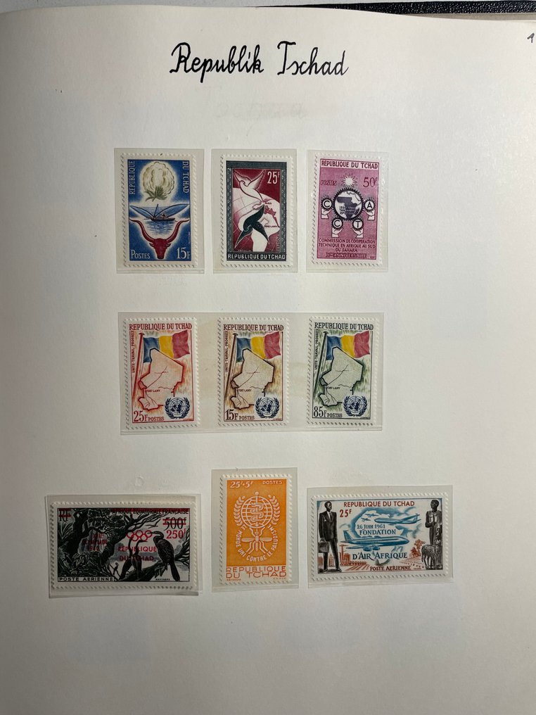 Tschad 1959/1966 - Umfangreiche **/MNH Sammlung #1.0