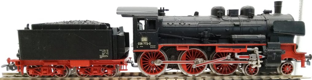 Märklin H0 - 3099 - 蒸汽火車 (1) - BR 38 772-0 单侧头灯照明 - DB #3.2