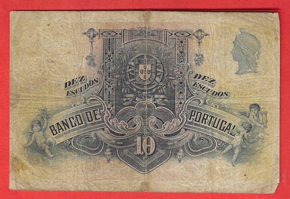 Portugal. - 10 Escudos - 1927 - Pick 121 (Sem preço de reserva) #1.0