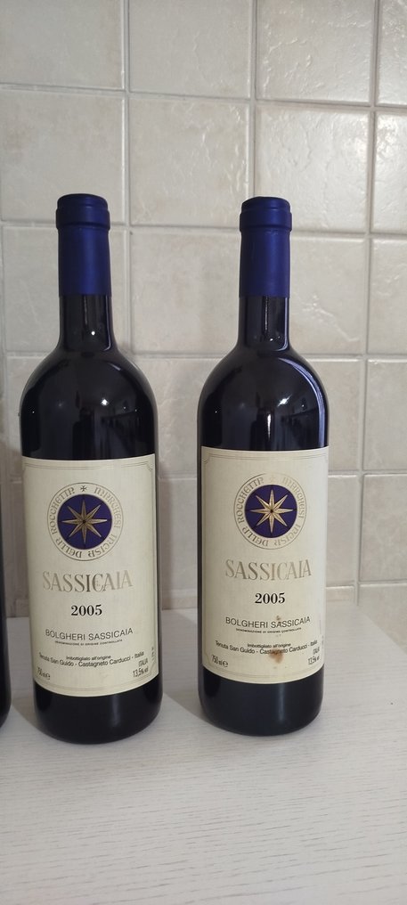 2005 Tenuta San Guido Sassicaia - Bolgheri - 4 Flasker  (0,75 l) #3.2