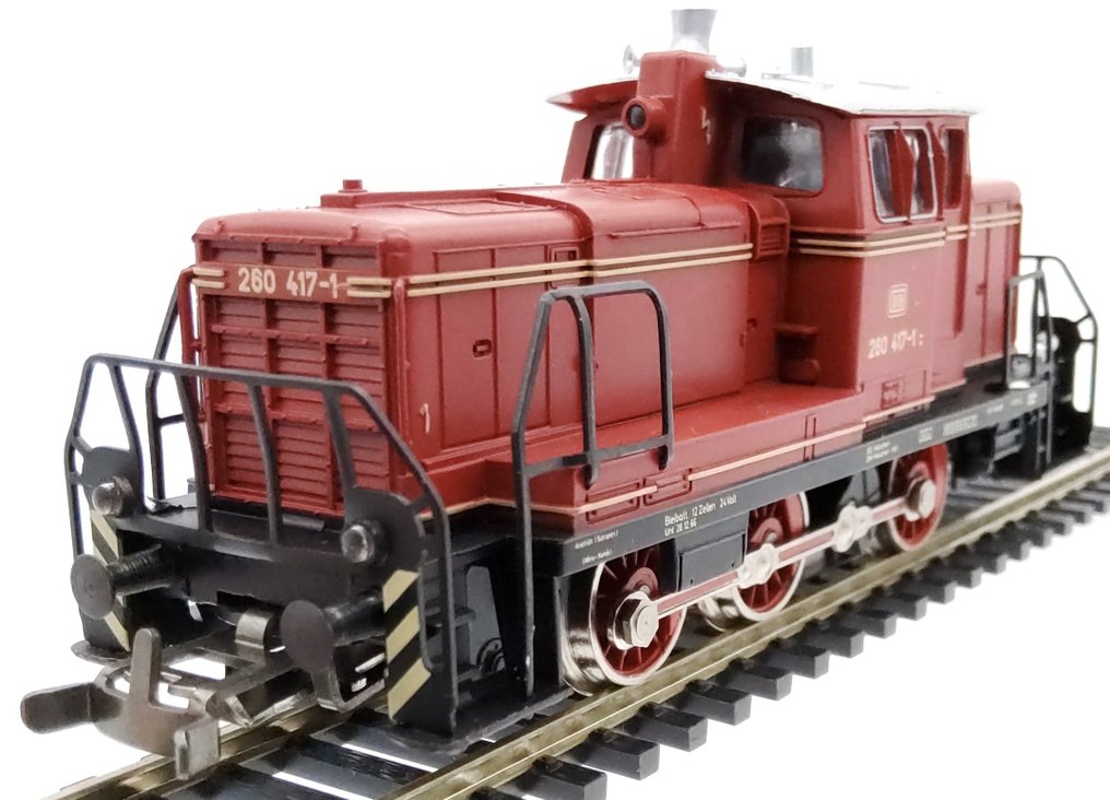 Märklin H0 - 3065 - Πετρελαιοκίνητη μηχανή τρένου (1) - V 60 417-1 με Telex-συνδέσεις και διπλής όψης φωτισμό μπροστά - DB #3.2