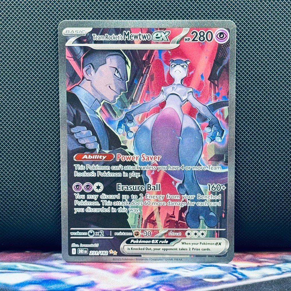 Pokémon Card - Team Rocket's Mewtwo 231 - Pokémon #1.0