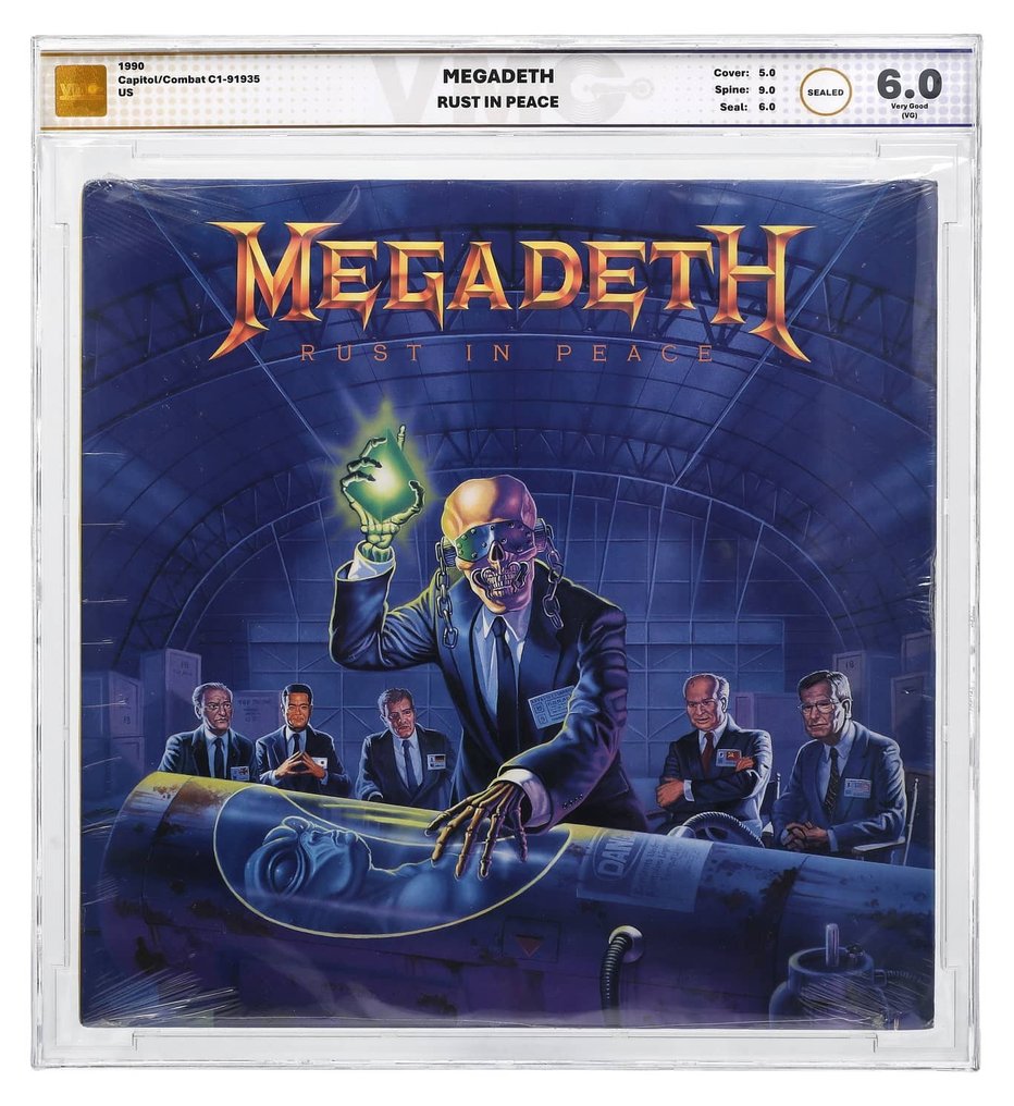 Megadeth - Rust in Peace - Vinylskiva - Första pressning - 1990 #1.0