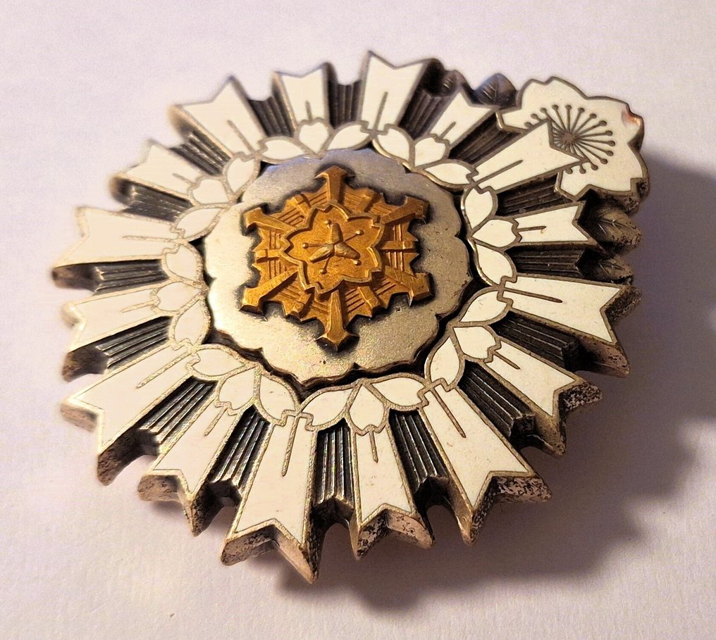 Japán - Érem - Fire Brigade "Achievement Award" Kyoto Prefecture Governor Badge #3.2