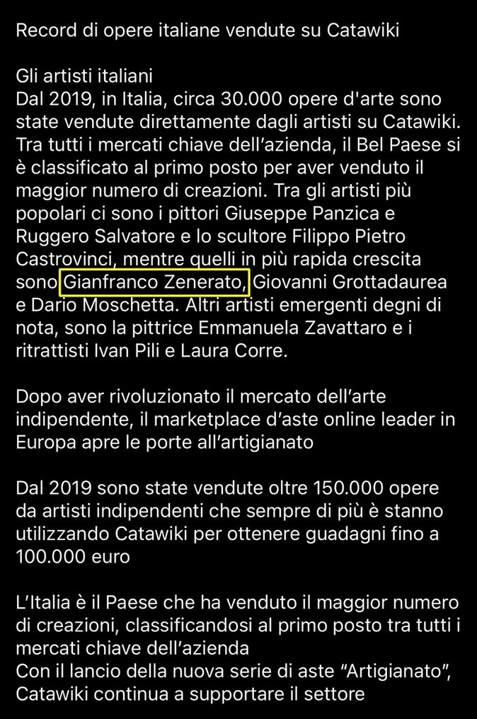 Gianfranco Zenerato - ICON #1.0