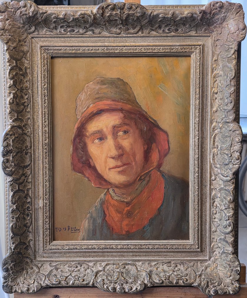 Albert Isidore De Vos (1868-1950) - Garnalenvisser #1.0