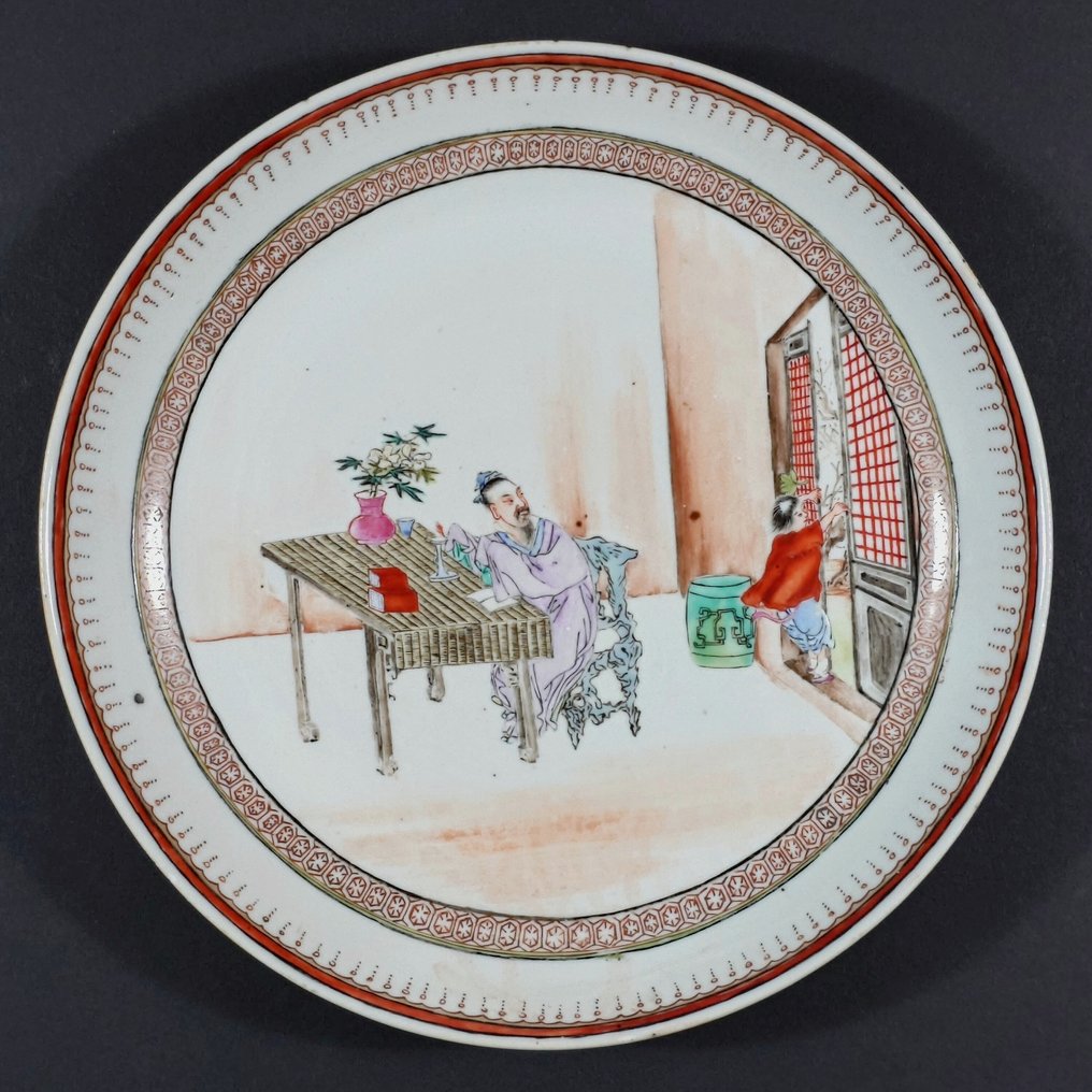 Πίνακας υποτρόφων - Πορσελάνη - Κίνα - Jiaqing (1796-1820) #1.0