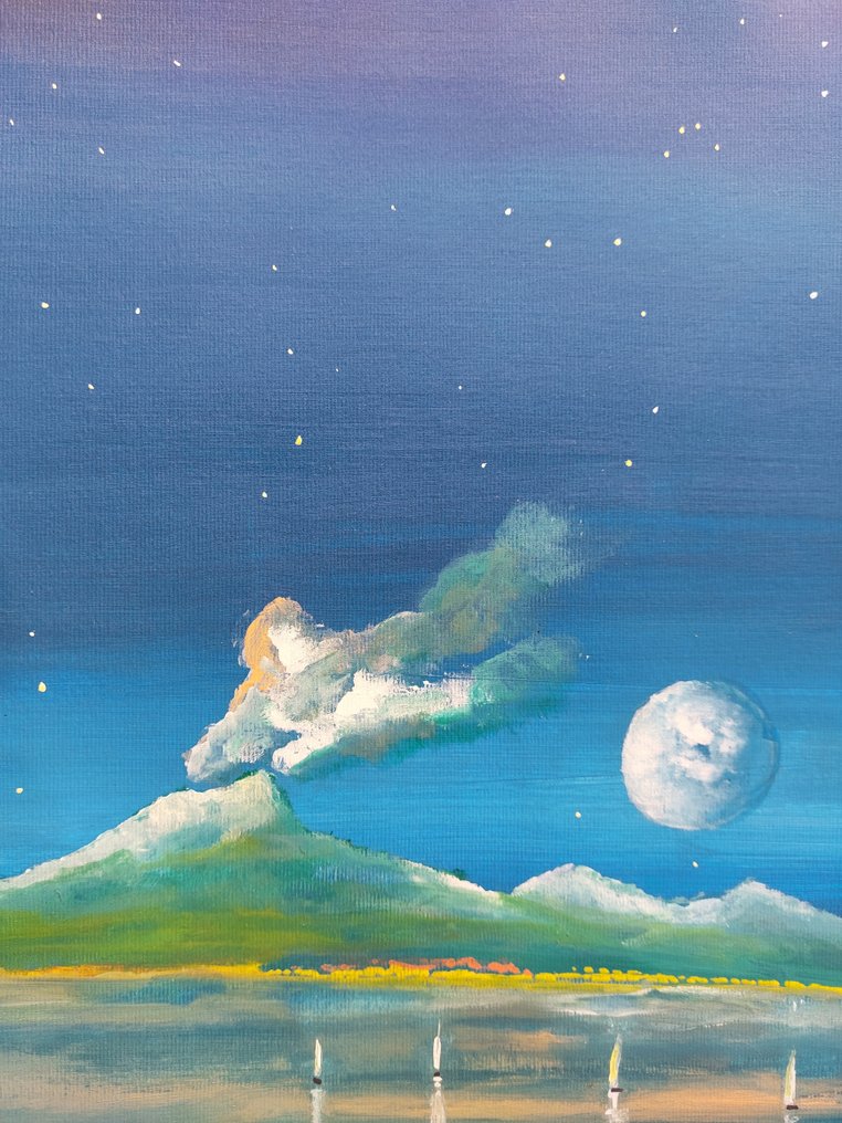 Riccardo Magatti (XX) - Sera di luna #4.3