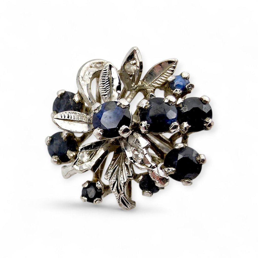 Fără preț de rezervă - Inel Argint - Sapphire (Certified) #1.0