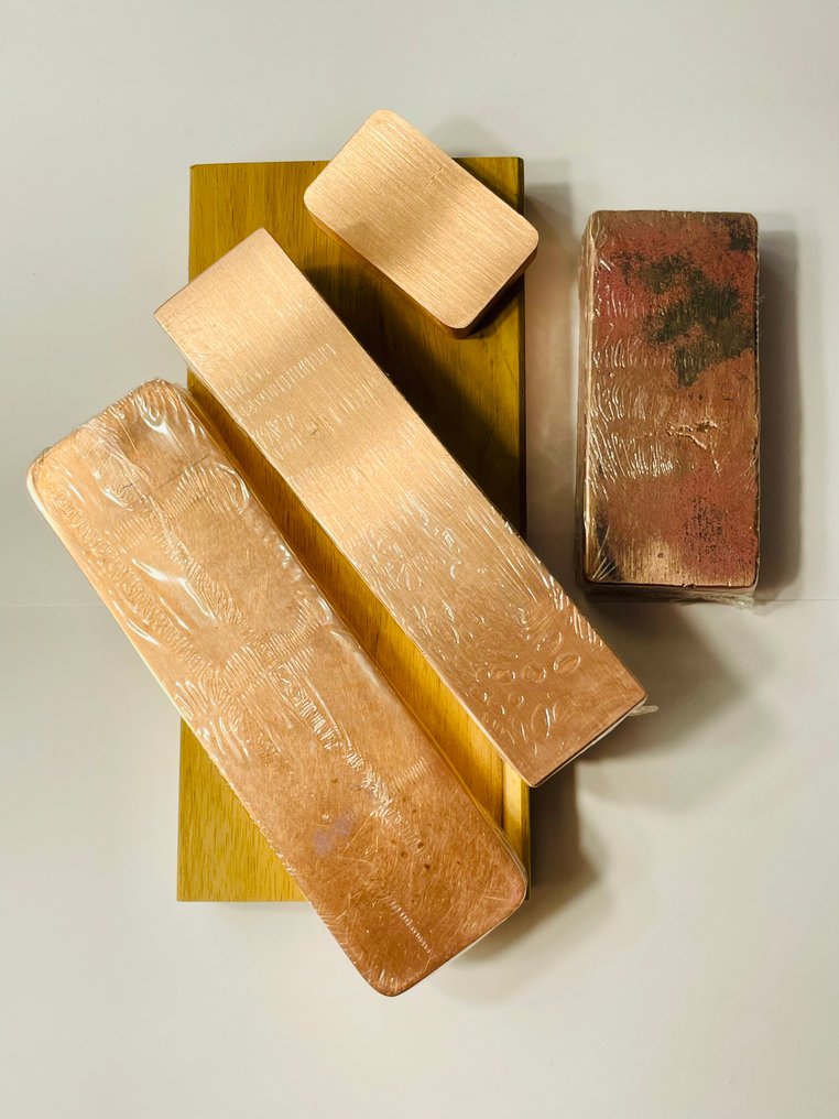 2,100 kg .999 - Copper - Fonderie Heracles - France - Selado e com certificado  (Sem preço de reserva) #2.1