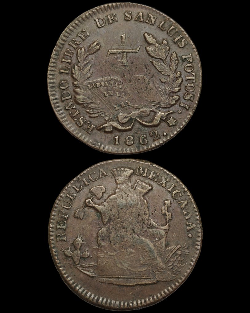 Messico. 1829-1973. Lot of 12 coins.  (Senza prezzo di riserva) #1.0