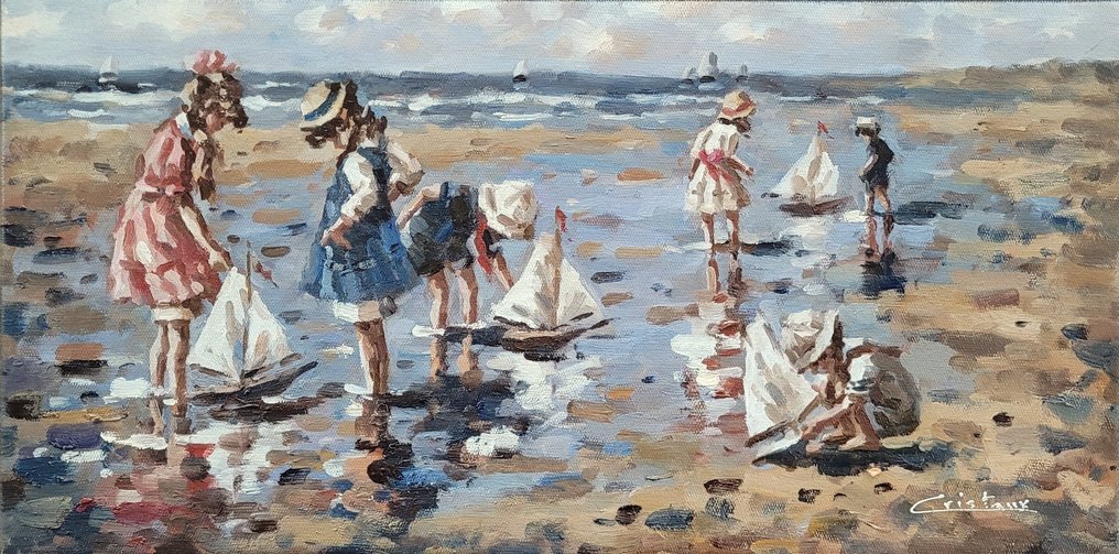 Francis Cristaux (1950) - Les petits voiliers ~ été inoubliable #1.0