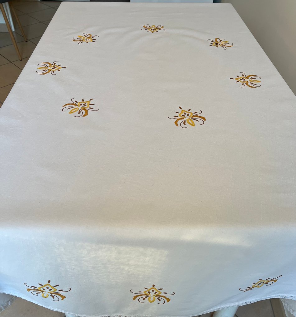 桌布 (9)  - 175 cm - 175 cm - 手工制作 #3.2