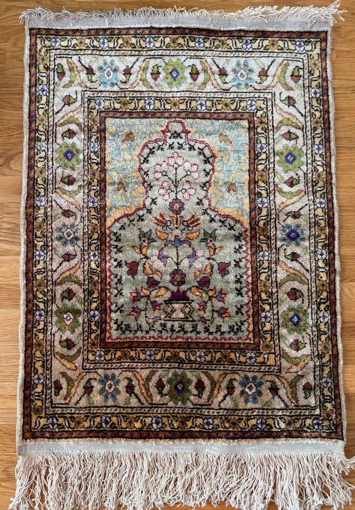 Hereke - Alfombra - 64 cm - 41 cm #2.1