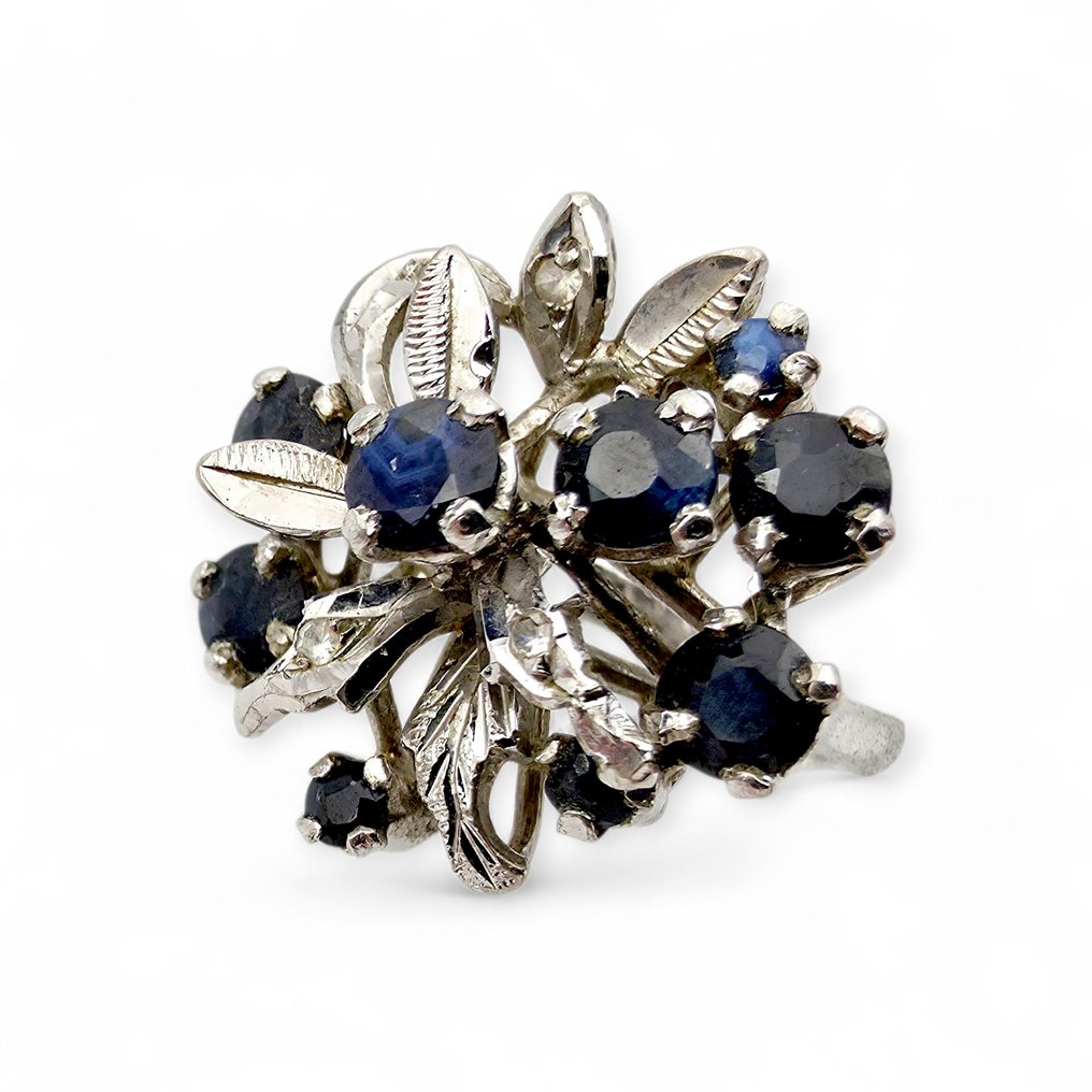 Fără preț de rezervă - Inel Argint - Sapphire (Certified) #4.3