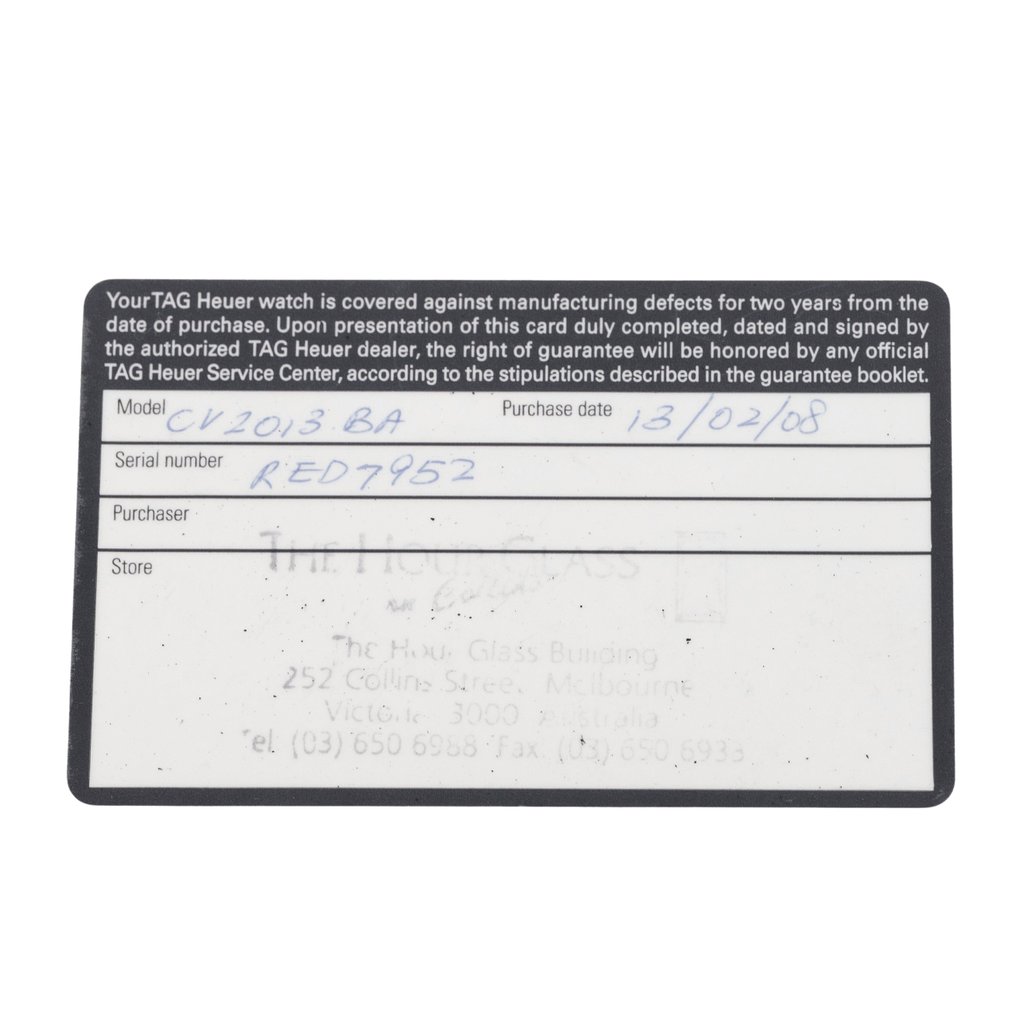 TAG Heuer - Carrera Chronograph - 沒有保留價 - CV2013 - 男士 - 2008 #3.2