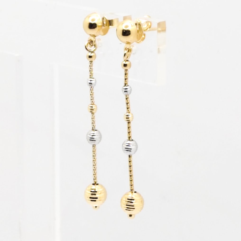 Orecchini - 18 carati Oro giallo, Oro bianco #1.0