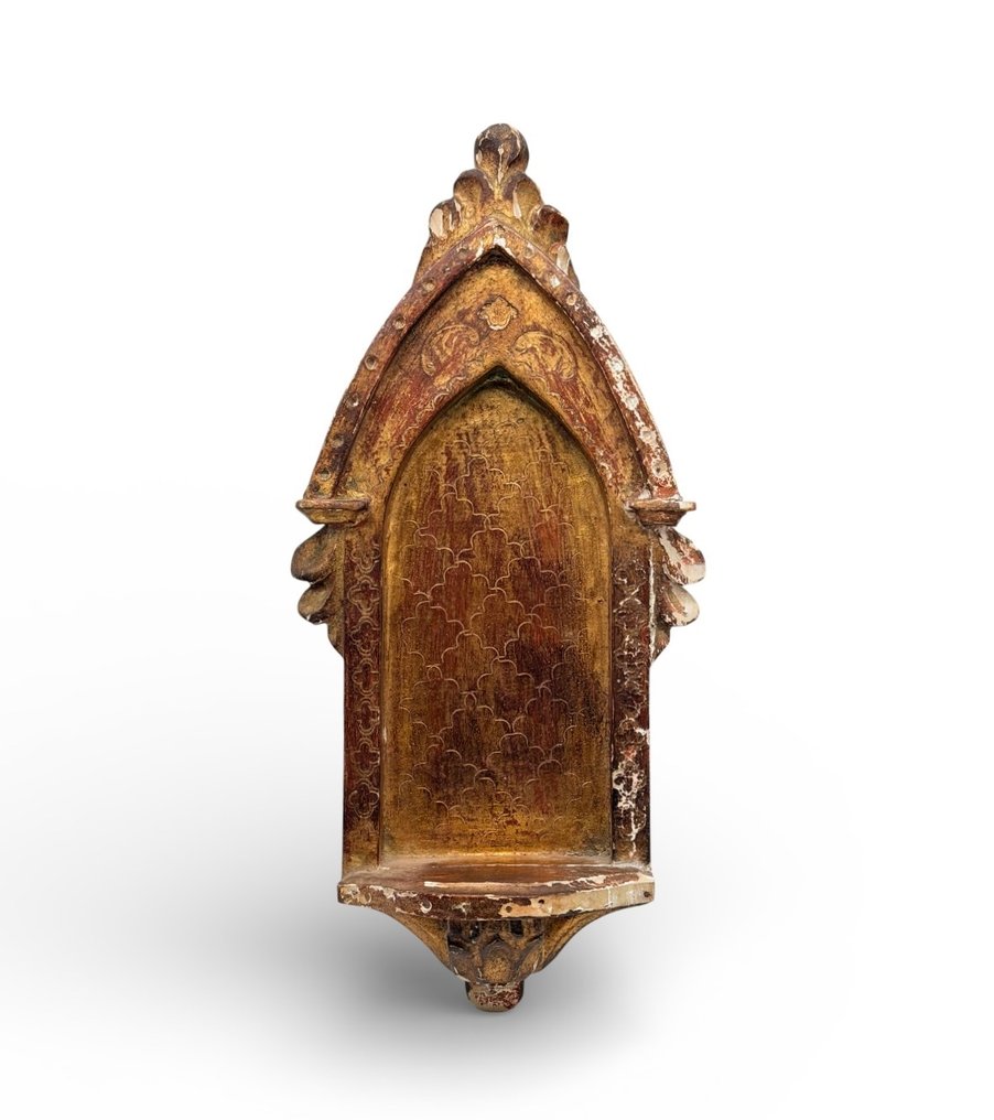 Állvány - Aranyozott fa - Szentek szentélye - 33 cm #1.0