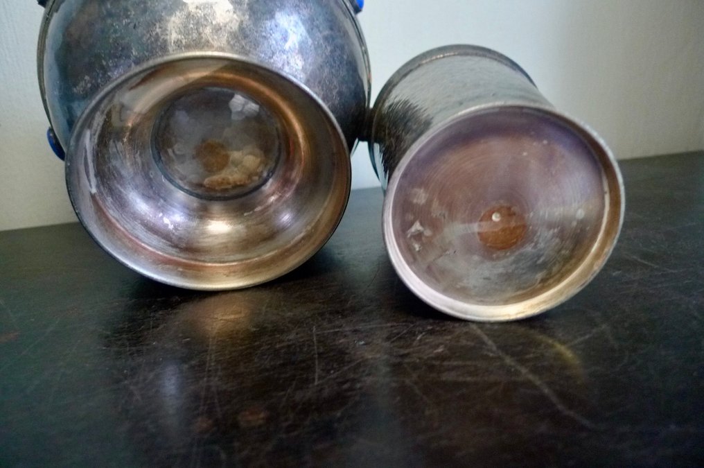 Σετ ποτού (2) - Γεμάρδ κομ/κύπελλο πολύτιμος λίθος - Kom πολύτιμος λίθος χτυπημένος. #4.3