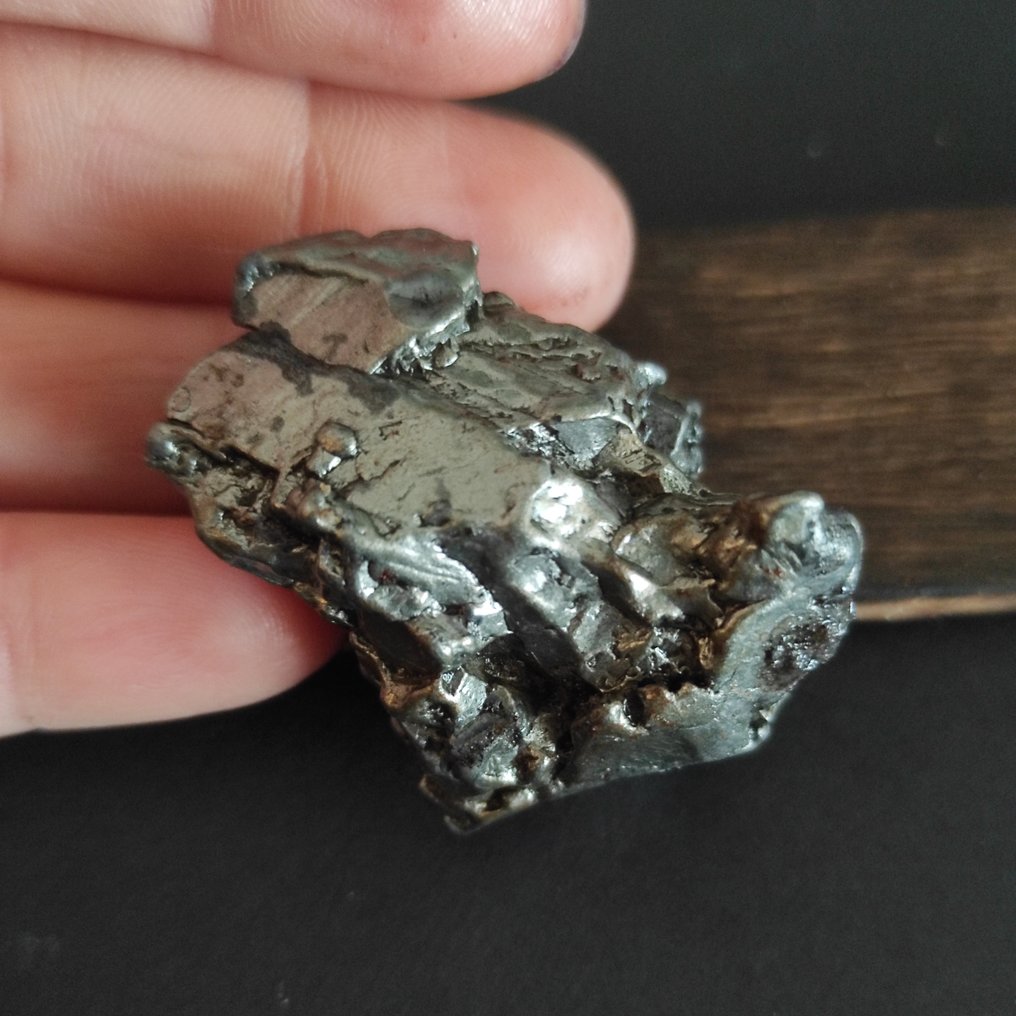 Campo del Cielo meteorite Specimen - Înălțime: 2 cm - Lățime: 3 cm- 62.6 g - (1) #4.3