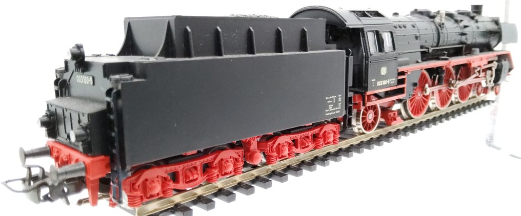 Märklin H0 - 3085 - Όχημα μεταφοράς ατμομηχανής (1) - BR 003-160-9 με τριπλό φωτισμό και υπερσύγχρονο κινητήρα - DB #4.3