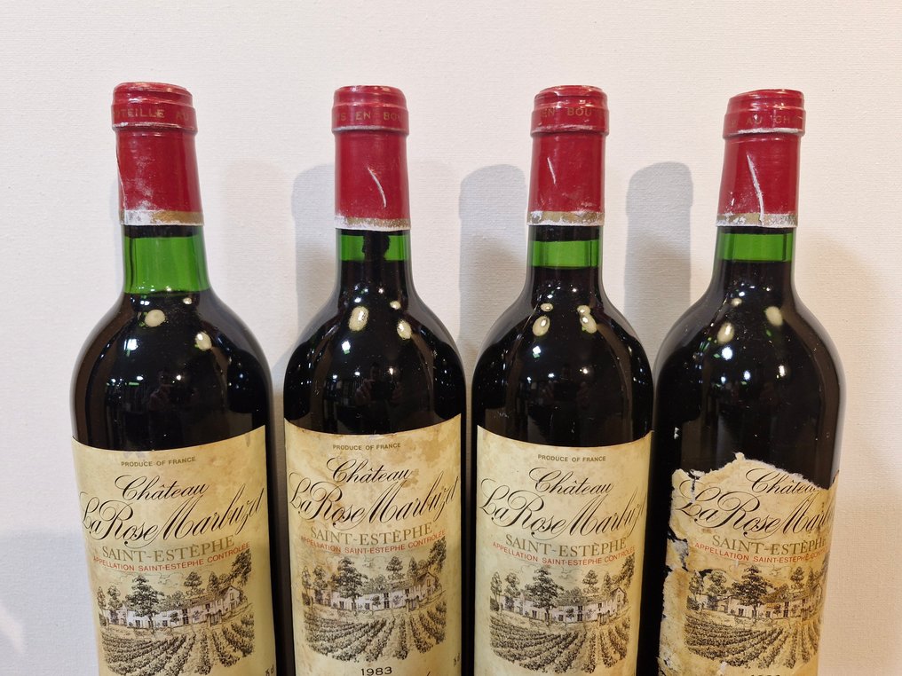 1983 Château La Rose Marbuzet - Saint-Estèphe - 4 Bottles (0.75L) #4.3