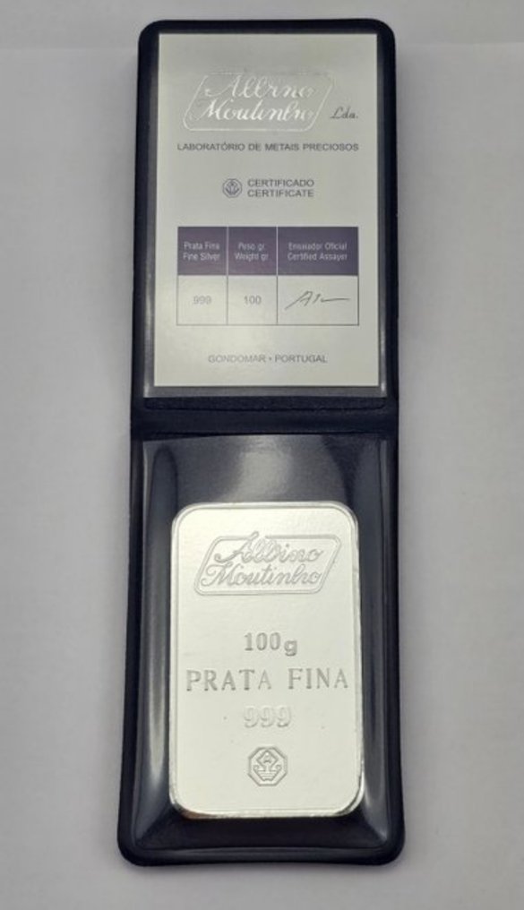 400 克 - 银 .999 - Albino Moutinho - 密封且带证书  (没有保留价) #1.0