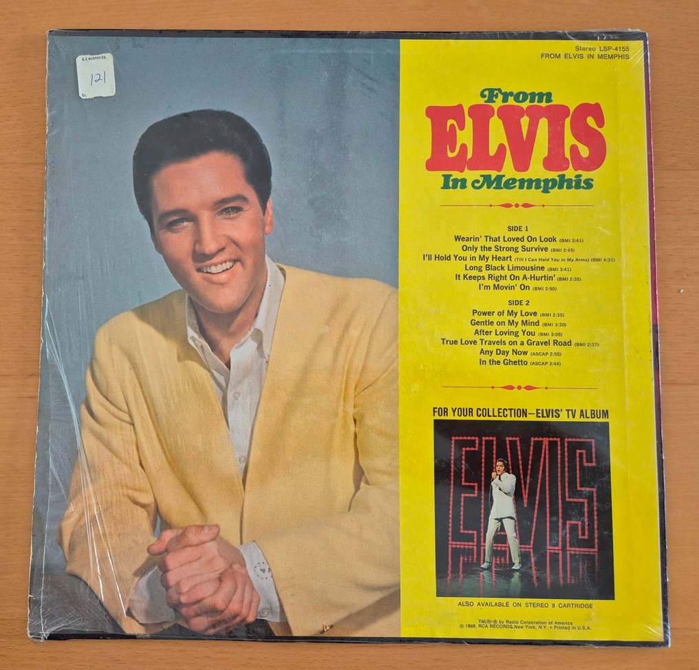 Elvis Presley - From Elvis in Memphis - Disc vinil single - 1st Stereo pressing - 1969 #1.0