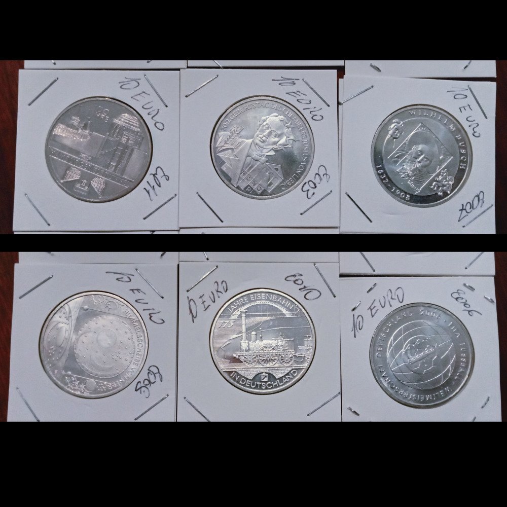 Alemania. 10 Euro 2006/2013 (12 monete) (Sin precio de reserva) #2.1