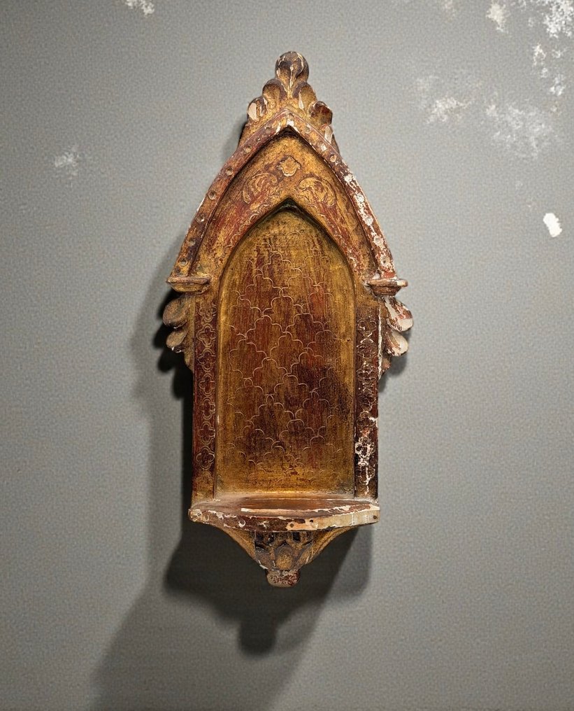 Állvány - Aranyozott fa - Szentek szentélye - 33 cm #1.0