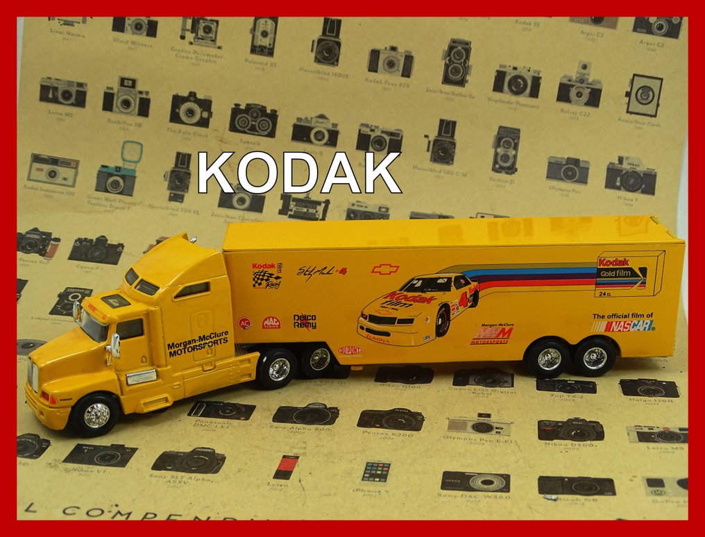Kodak Limited Edition Nascar met reclame Kodak Gold Film Analogt kamera #1.0