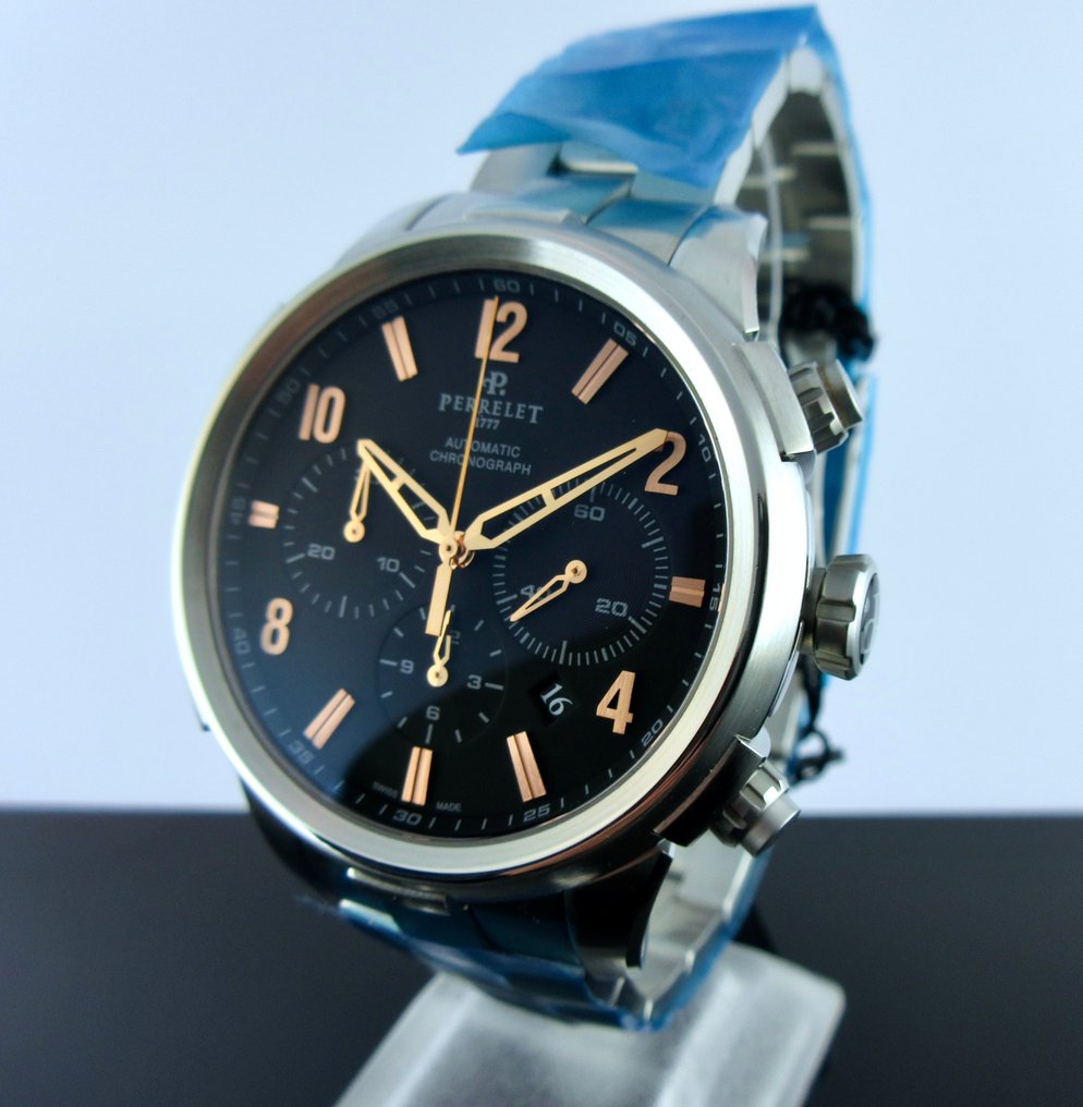 Perrelet - Perrelet Class-T CHRONOGRAPH AUTOMATC 44mm A1069/C - A1069/C - Mężczyzna - 2025 #1.0